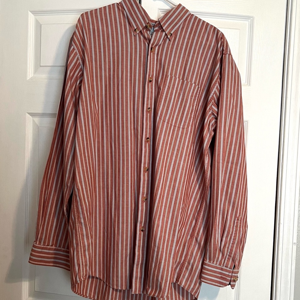 Men’s LL Bean Button Down Shirt Size Xl Tall